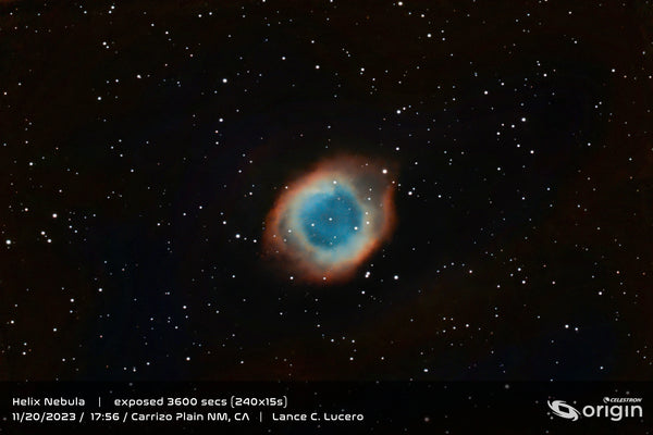 Celestron Origin Intelligent Home Observatory Telescope - Sample Image Helix Nebula | Celestron Origin Intelligent Home Observatory Telescope (12099)
