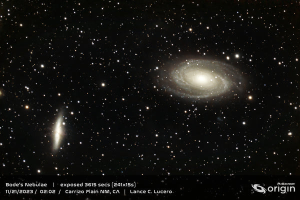 Celestron Origin Intelligent Home Observatory Telescope - Sample Image Bode's Nebulae | Celestron Origin Intelligent Home Observatory Telescope (12099)