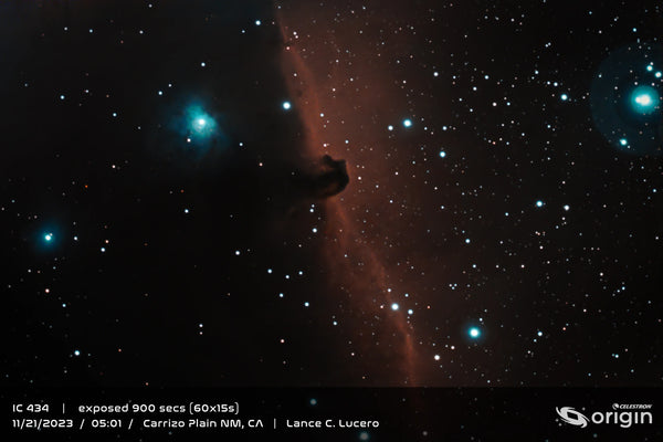 Celestron Origin Intelligent Home Observatory Telescope - Sample Image - Horse Head Nebula | Celestron Origin Intelligent Home Observatory Telescope (12099)