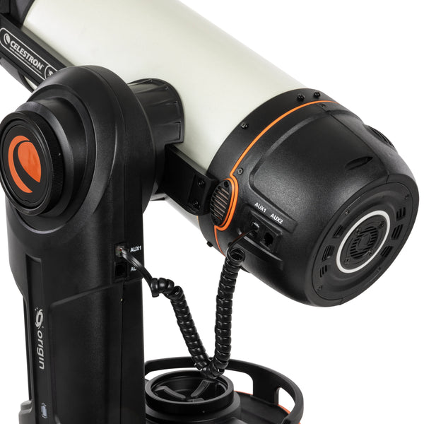 Celestron Origin Intelligent Home Observatory Telescope - Side view with ports | Celestron Origin Intelligent Home Observatory Telescope (12099)