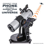 Celestron Starsense Explorer 114mm Smartphone App Enabled Tabletop Dobsonian Telescope (22480)
