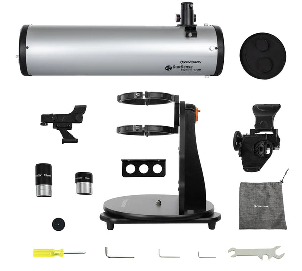 Télescope Dobson de table Celestron Starsense Explorer 150 mm compatible avec application pour smartphone (22482) | Télescope Dobson de table Celestron Starsense Explorer 150 mm compatible avec application pour smartphone (22482)