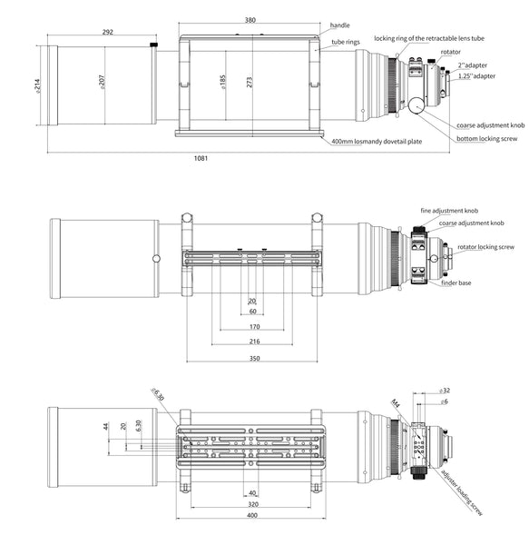 Télescope réfracteur Askar 185APO (ASKAR-185APO) | Télescope réfracteur Askar 185APO (ASKAR-185APO)