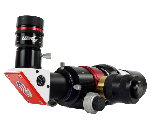 Télescope universel Lunt 60 mm - Focalisateur à crémaillère et pignon | Télescope universel Lunt 60 mm - Focalisateur à crémaillère et pignon