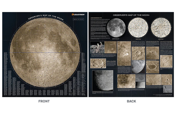 Carte de la Lune pour les observateurs | 93704 | Carte de la Lune pour les observateurs | 93704