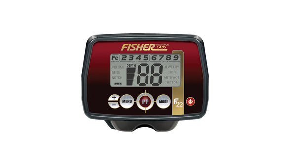 Détecteur de métaux tout usage résistant aux intempéries Fisher F22 | Détecteur de métaux tout usage résistant aux intempéries Fisher F22