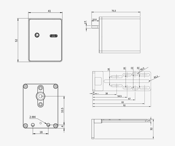 Mise au point automatique électronique ZWO EAF 5V (ZWO-EAF-5V) | Mise au point automatique électronique ZWO EAF 5V (ZWO-EAF-5V)