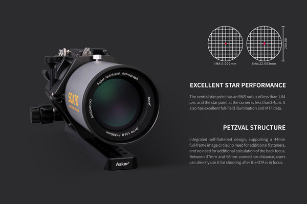 Askar SQA70 Quintuplet Refractive Astrograph (SQA70) | Askar SQA70 Quintuplet Refractive Astrograph (SQA70)
