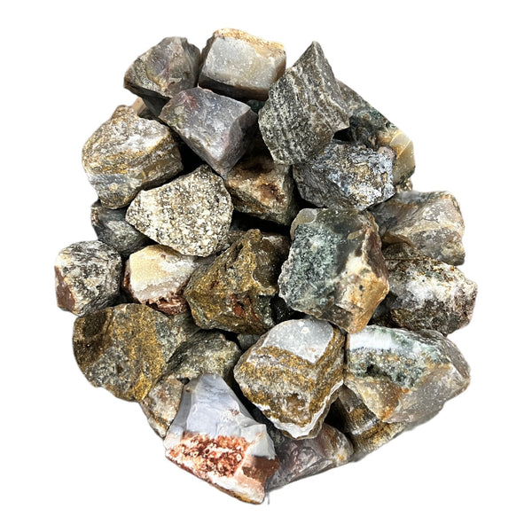 Orbicular Jasper Rough Specimens | Bulk Rock Tumbling Rough - Orbicular Jasper