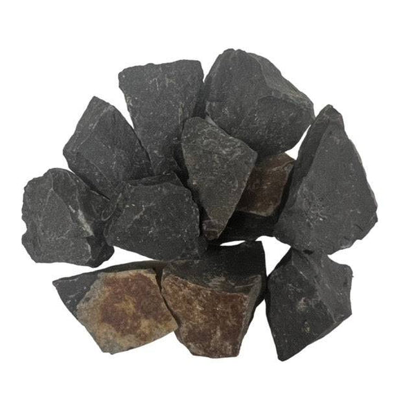 Black Jasper Rough Specimens | Bulk Rock Tumbling Rough - Black Jasper