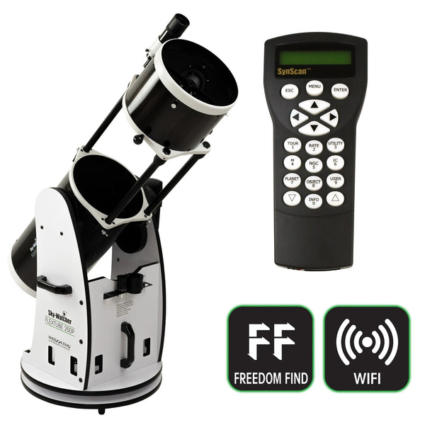 Sky-Watcher Flextube 250P Synscan Goto Collapsible Dobsonian (S11810) - All-Star Telescope Canada - For All Things Astro, Binoculars, and Science | Sky-Watcher Flextube 250P SynScan GoTo Collapsible Dobsonian (S11810)