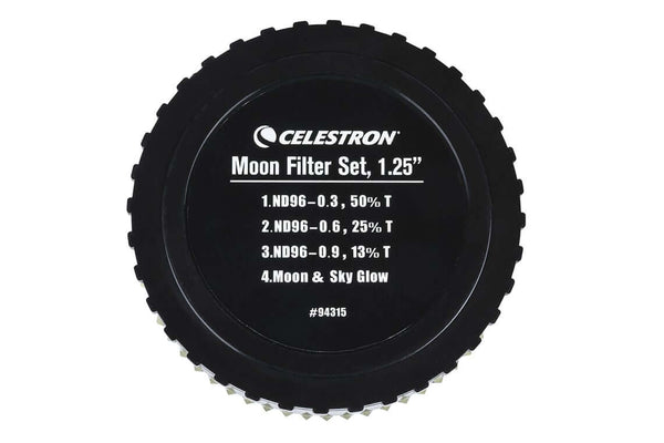 Celestron 1.25" Moon Filter Set (94315) - All-Star Telescope Canada - For All Things Astro, Binoculars, And Science | Celestron 1.25" Moon Filter Set (94315)
