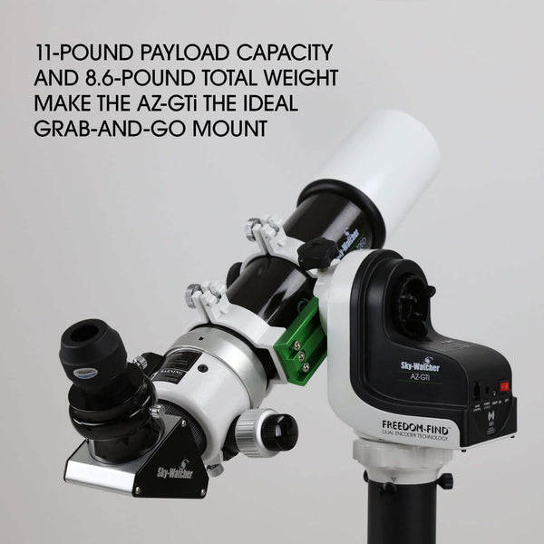 Sky-Watcher Az-Gti (S21110) - All-Star Telescope Canada - For All Things Astro, Binoculars, And Science | Sky-Watcher AZ-GTi (S21110)
