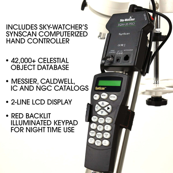 Sky-Watcher Eqm-35 Mount (S30500) - All-Star Telescope Canada - For All Things Astro, Binoculars, And Science | Sky-Watcher EQM-35 Equatorial GOTO Mount | S30500