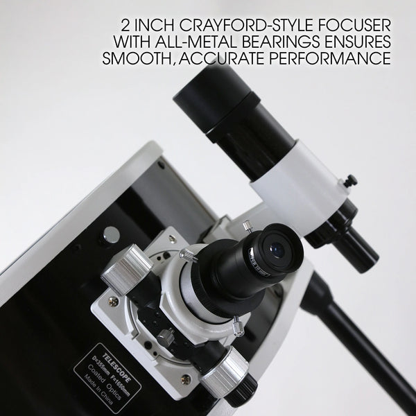 Sky-Watcher Flextube 350P Synscan Goto Collapsible Dobsonian (S11830) - All-Star Telescope Canada - For All Things Astro, Binoculars, And Science | Sky-Watcher Flextube 350P SynScan GoTo Collapsible Dobsonian (S11830)