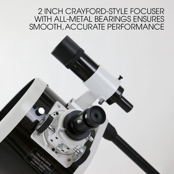 Sky-Watcher Flextube 200P Synscan Goto Collapsible Dobsonian (S11800) - All-Star Telescope Canada - For All Things Astro, Binoculars, And Science | Sky-Watcher Flextube 200P SynScan GoTo Collapsible Dobsonian (S11800)