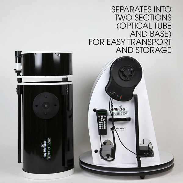 Sky-Watcher Flextube 350P Synscan Goto Collapsible Dobsonian (S11830) - All-Star Telescope Canada - For All Things Astro, Binoculars, And Science | Sky-Watcher Flextube 350P SynScan GoTo Collapsible Dobsonian (S11830)