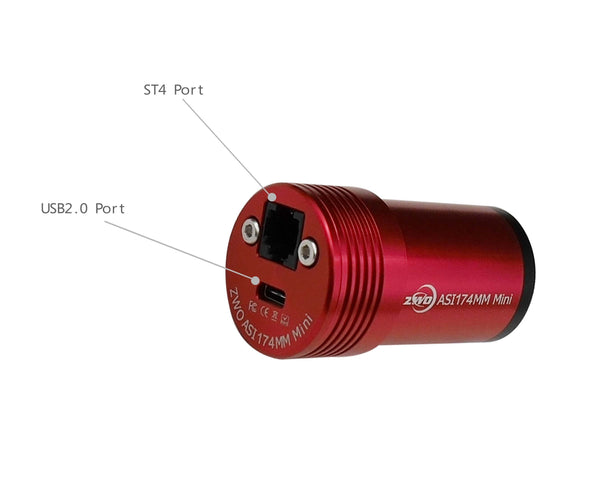 Zwo Asi174Mini Monochrome Astronomy Camera (Asi174Mini) - All-Star Telescope Canada - For All Things Astro, Binoculars, And Science | ZWO ASI174 Mini Monochrome Astronomy Camera (ASI174MINI)