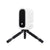 A white and black SeeStar S50 Pro mounted on a small black tripod, shown against a solid white background. | Seestar S50 PRO Smart Telescope
