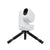 A white Seesat 50 Pro smart telescope mounted on a black tripod, shown against a solid white background. | Seestar S50 PRO Smart Telescope