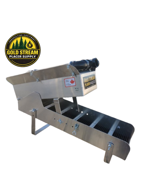 Goldstream 10 X 36" Portable Highbanker With Gold Owl Mats | Goldstream 10 X 36" Portable Highbanker With Gold Owl Mats