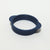 A dark blue filter holder astrophotography accessory with two small tabs on the left side, photographed on a clean white background. | Accessoires AST Core SeeStar S50
