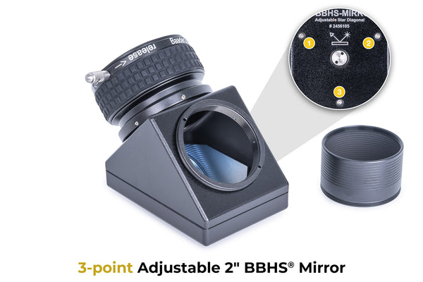 Baader 2" BBHS® Mirror – Adjustable Star Diagonal | 2456105 | Baader 2" BBHS® Mirror – Adjustable Star Diagonal | 2456105