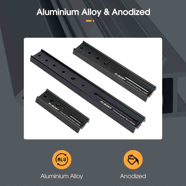 SVBONY SV219 Black Dovetail Mounting Plate 300mm | W9175C | SVBONY SV219 Black Dovetail Mounting Plate 300mm | W9175C