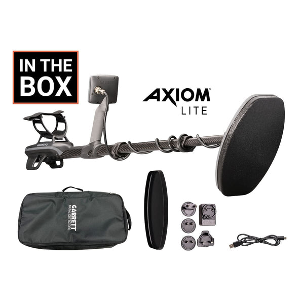 Garrett Axiom Lite Gold Metal Detector With 11"X7" Mono Coil | 1142710 | Garrett Axiom Lite Gold Metal Detector With 11"X7" Mono Coil | 1142710
