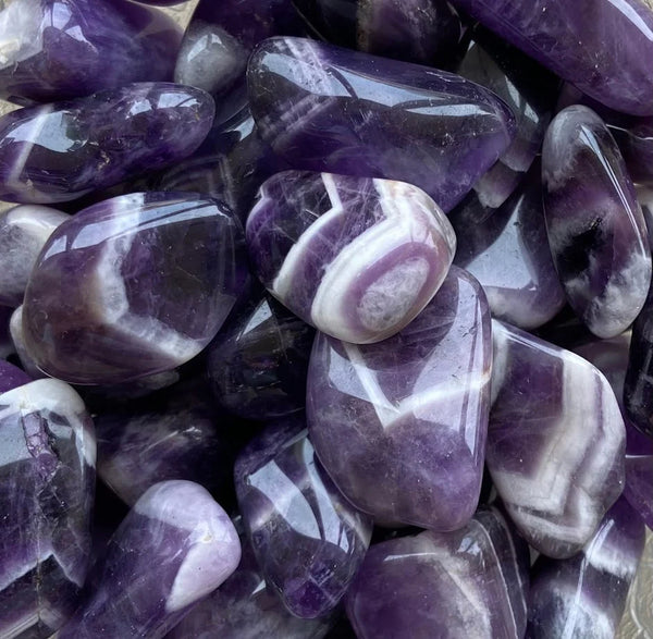 Bulk Rock Tumbling Rough - Banded Amethyst | Bulk Rock Tumbling Rough - Banded Amethyst