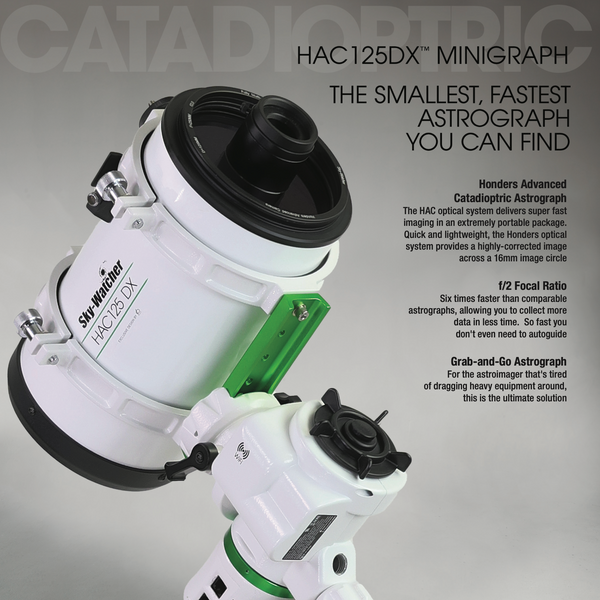 Sky-Watcher HAC125DX f/2 Minigraph Astrograph | S11250 – All-Star ...