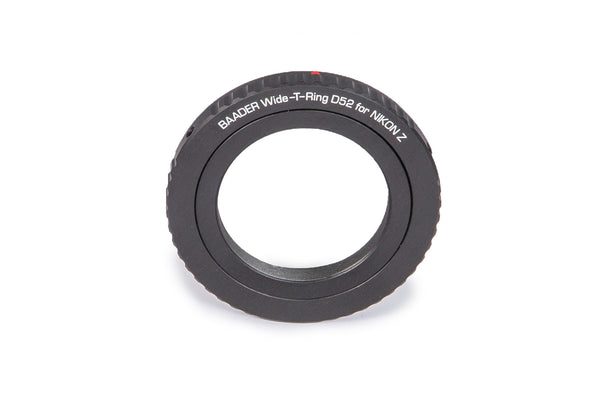 Baader Planetarium Wide-T-Ring Nikon Z (for Nikon Z Bayonet) with D52i to T-2 and S52 | 2408335 | Baader Planetarium Wide-T-Ring Nikon Z (for Nikon Z Bayonet) with D52i to T-2 and S52 | 2408335