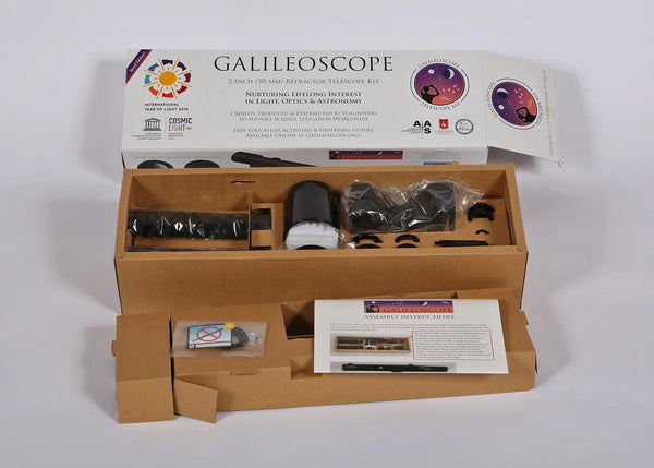 Explore Scientific Galileoscope Refractor Telescope STEM Kit | GSCOPE | Explore Scientific Galileoscope Refractor Telescope STEM Kit | GSCOPE