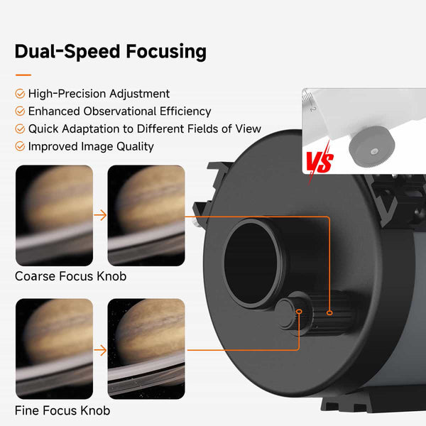 SVBONY MK127 127mm F12 Maksutov Cassegrain Telescope OTA | F9382C | SVBONY MK127 127mm F12 Maksutov Cassegrain Telescope OTA | F9382C