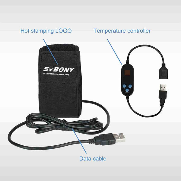 SVBONY SV172 430mm Dew Heater Strap - USB Powered with Smart PWM Controller | W9132D | SVBONY SV172 430mm Dew Heater Strap - USB Powered with Smart PWM Controller | W9132D