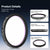 SVBONY SV220 Dual Band 3nm H-Alpha & OIII Filter 2" Mounted | W9198B | SVBONY SV220 Dual Band 3nm H-Alpha & OIII Filter 2" Mounted | W9198B