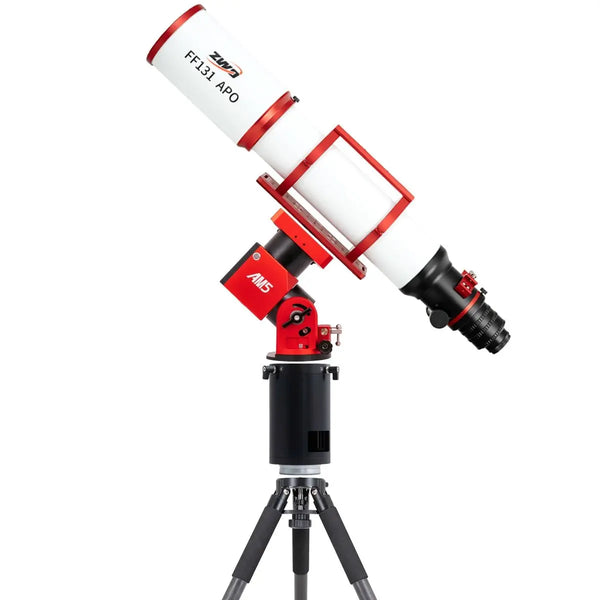 ZWO FF131 APO Refractor w/ AM5N Mount w/ FREE TC40 Tripod + 200mm Pier Extension | ZWO FF131 APO Refractor w/ AM5N Mount w/ FREE TC40 Tripod + 200mm Pier Extension