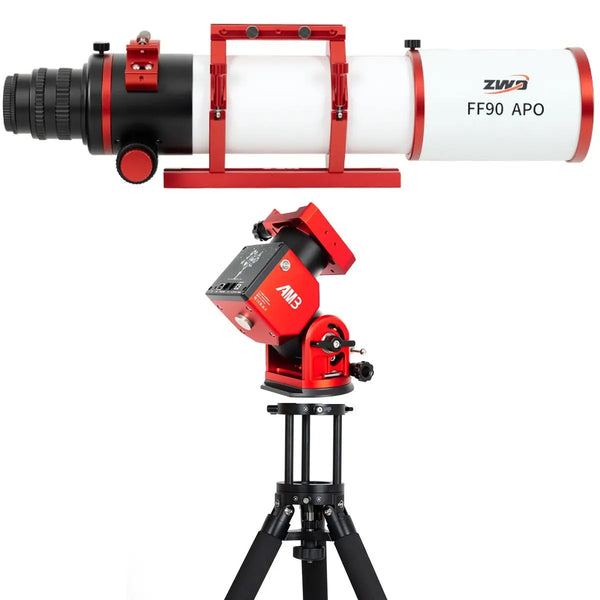 ZWO FF90 APO Refractor w/ AM3N Mount & FREE TC40 Tripod + 160mm Pier Extension | ZWO FF90 APO Refractor w/ AM3N Mount & FREE TC40 Tripod + 160mm Pier Extension