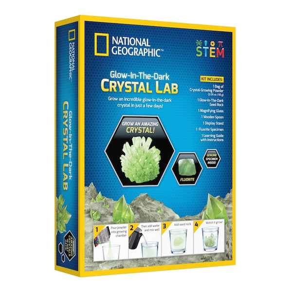 National Geographic Glow In The Dark Crystal Lab (816448029608) - All-Star Telescope Canada - For All Things Astro, Binoculars, And Science | National Geographic Glow in the Dark Crystal Lab (816448029608)